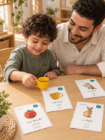 ⁦بطاقات مونتيسوري لتعلّم العربية والفرنسية والإنجليزية⁩ - الصورة ⁦5⁩